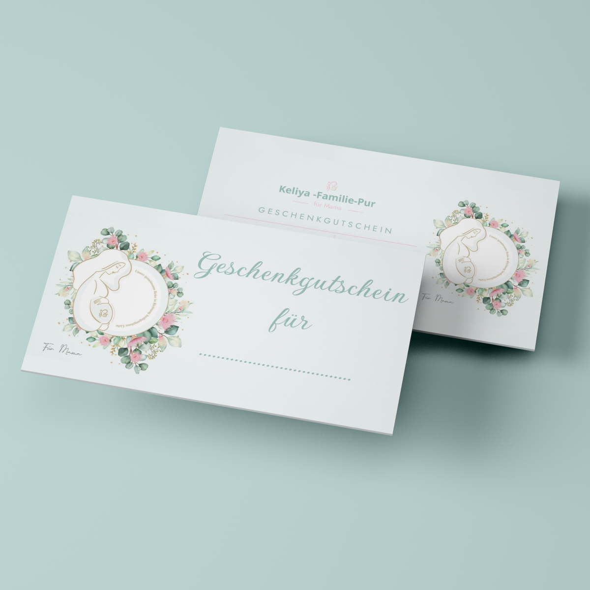 Geschenkgutschein für werdende Mütter 
