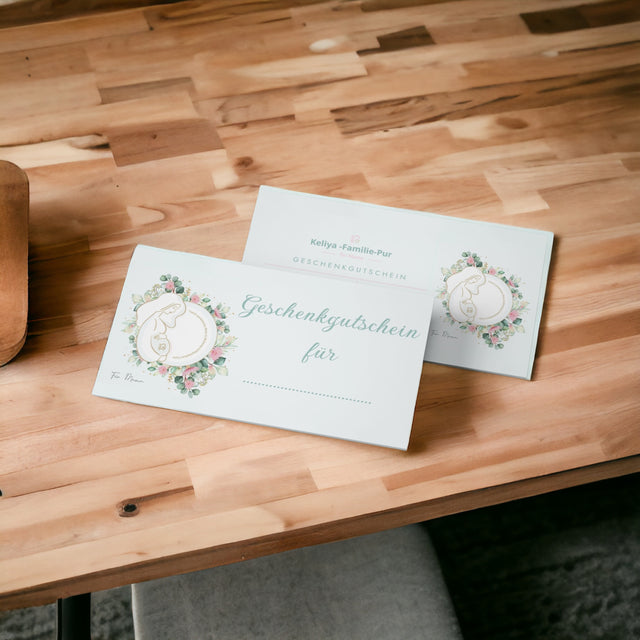 Geschenkgutschein für werdende Mütter 